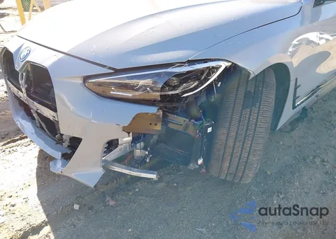 2023 BMW I4 M50 z USA, uszkodzony, nr VIN WBY33AW00PFP05498